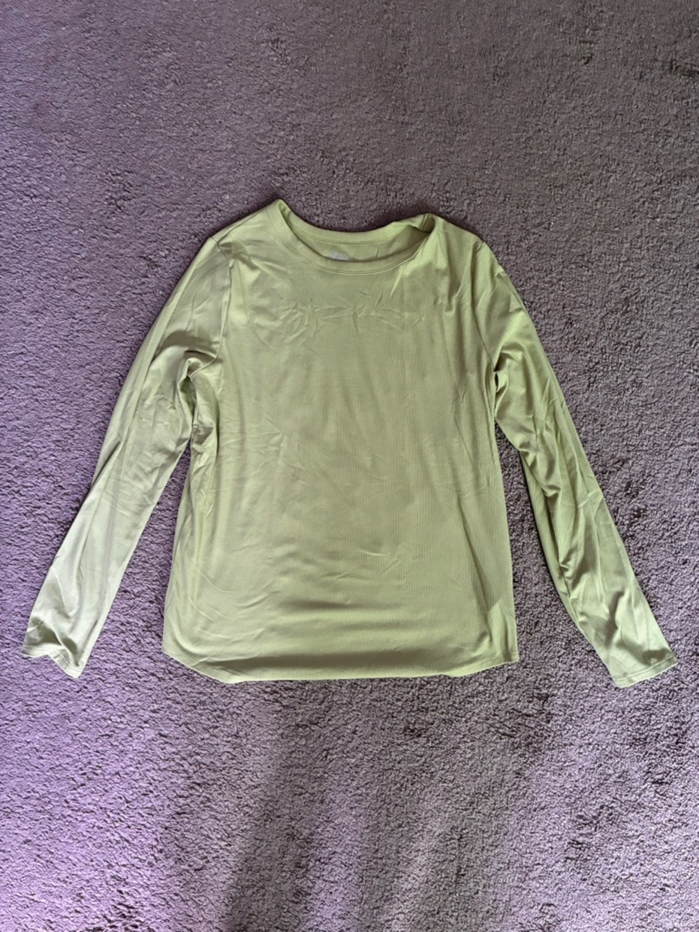 No Boundaries Light Green Long Sleeve Tee